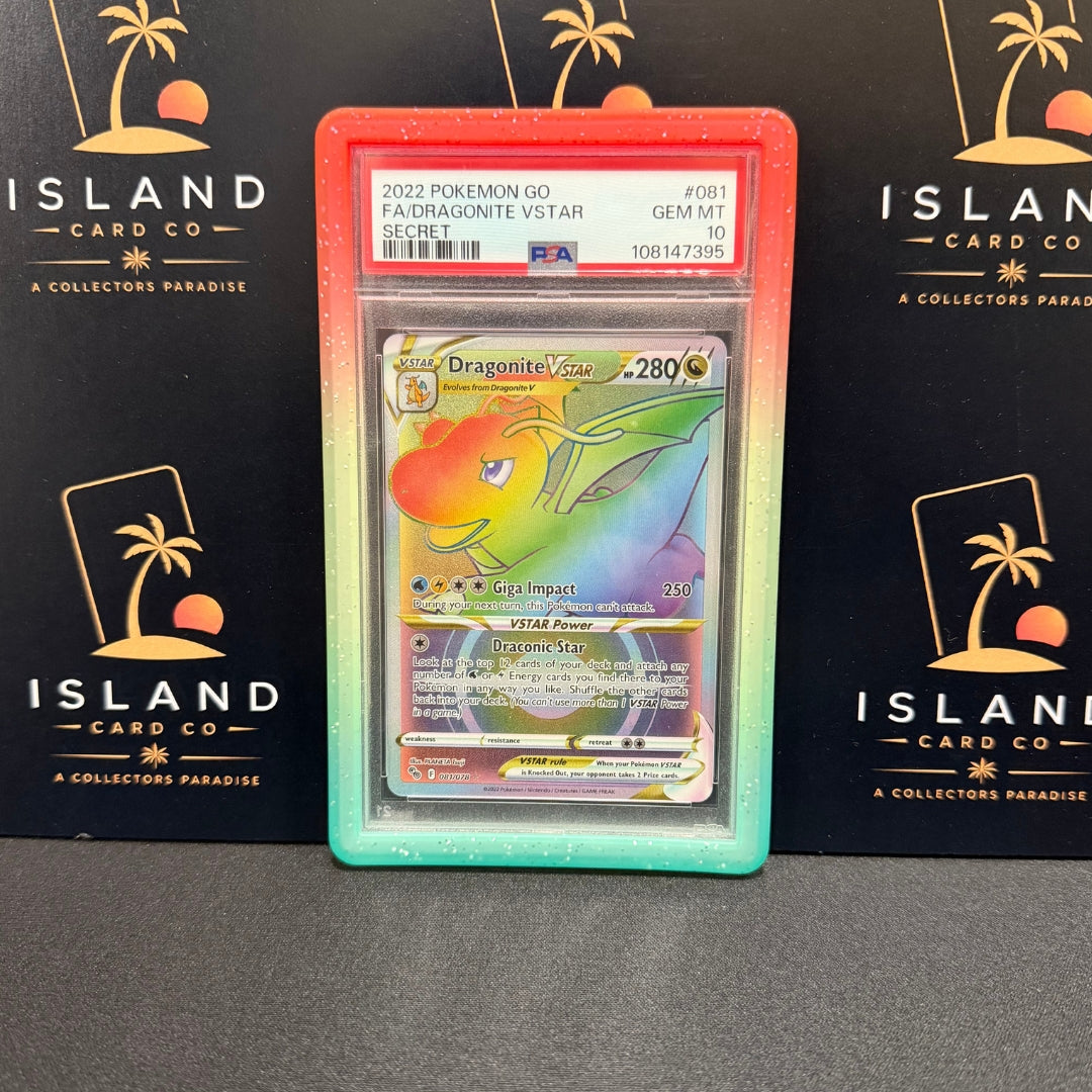 Dragonite VSTAR Rainbow Rare 081/078 PSA 10 - Guard Included