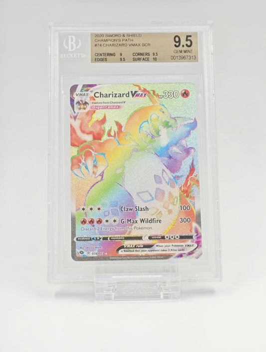 Charizard VMAX Rainbow Rare #074/073 - BGS 9.5 Gem Mint